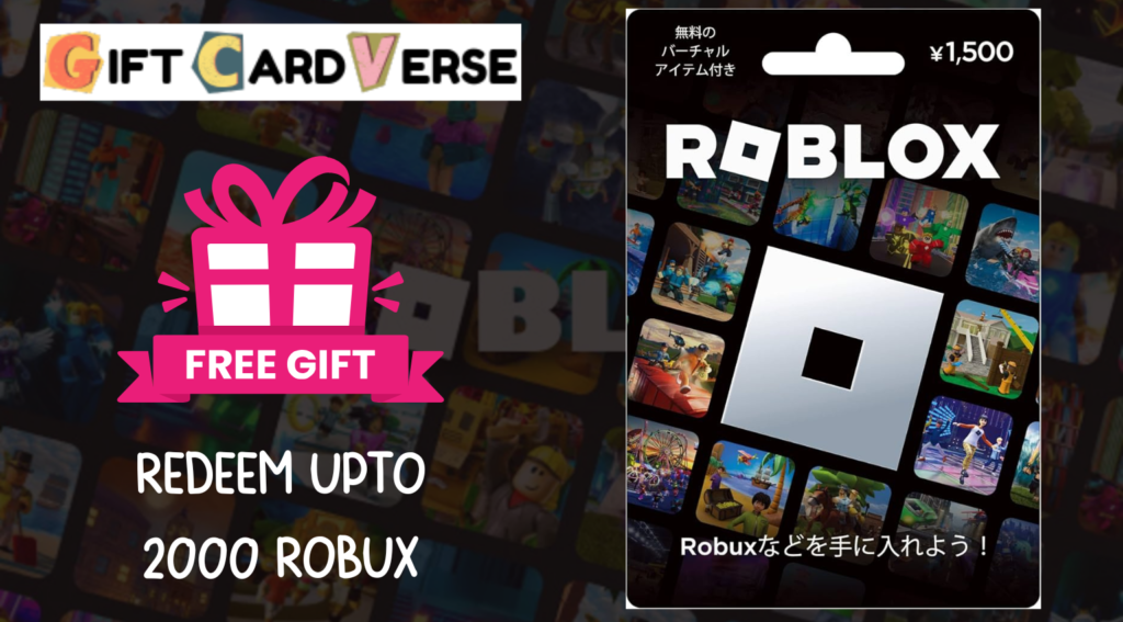 Free Roblox Gift Cards Codes
