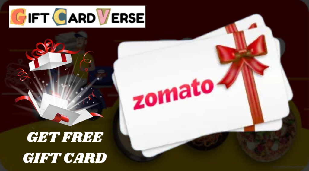 Free Zomato Gift Card
